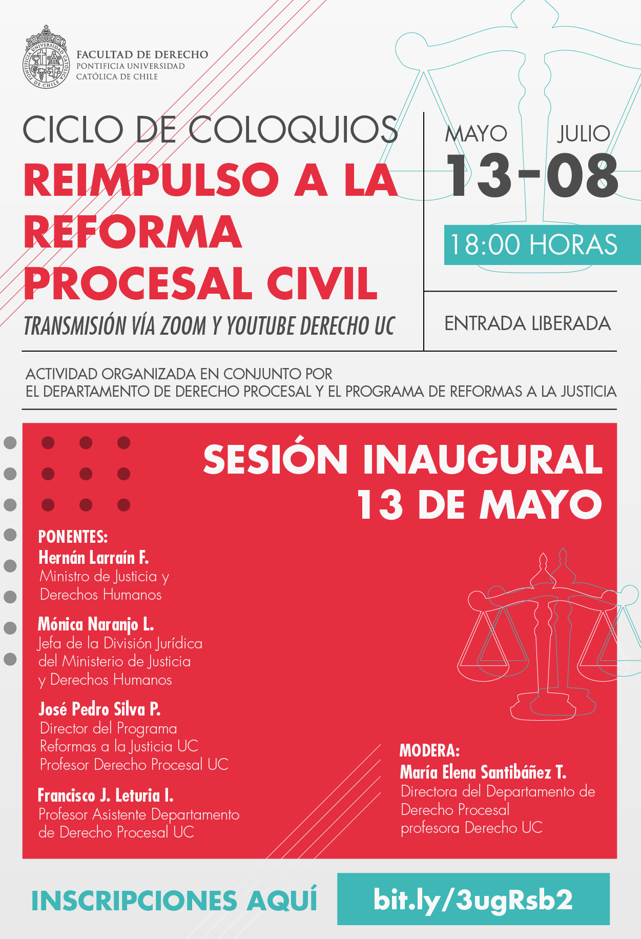 0Ciclo de Coloquios Reforma procesal afiche gral