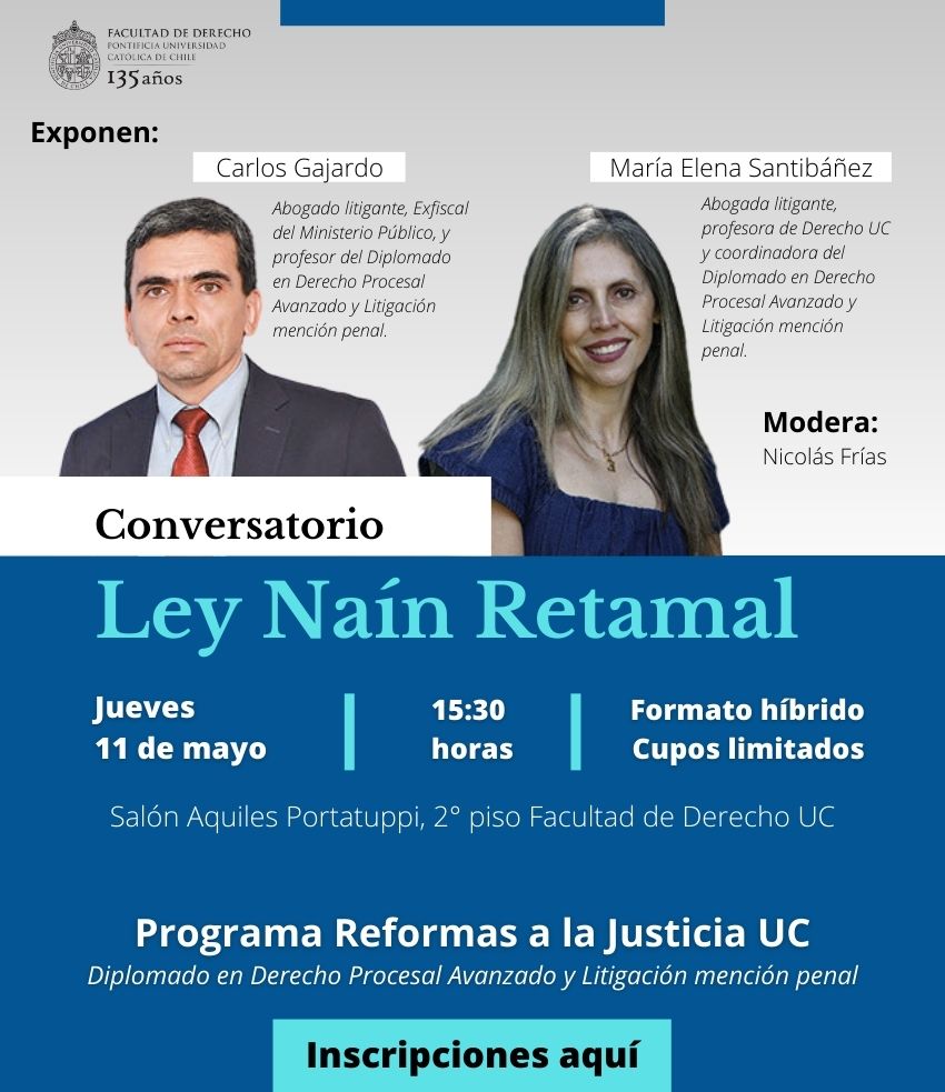 Conversatorio Ley Naín Retamal